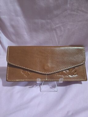 Patricia Nash Leather Envelope Clutch Wallet
